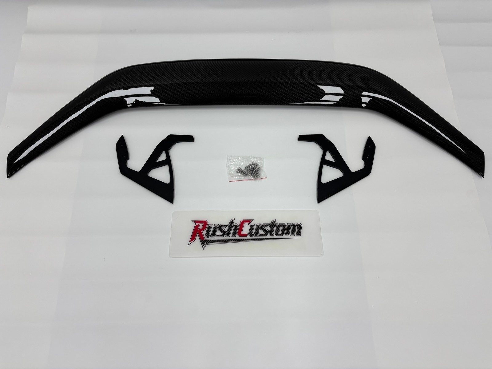 AD Style Dry Carbon Fiber Rear Wing Lightweight For BMW M3 M4 G80 G82 AD Style Dry Carbon Fiber Rear Wing Lightweight For BMW M3 M4 G80 G82