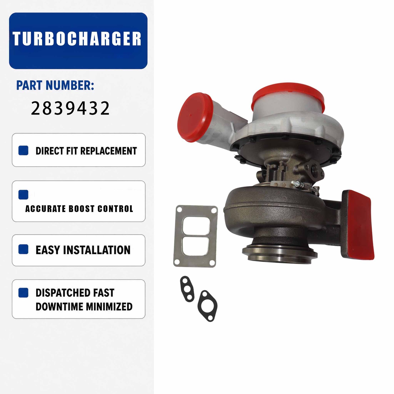 Turbocharger 3529032 MTL2246GR 167713 For Wuxi Kipor Power Turbocharger 3529032 MTL2246GR 167713 For Wuxi Kipor Power
