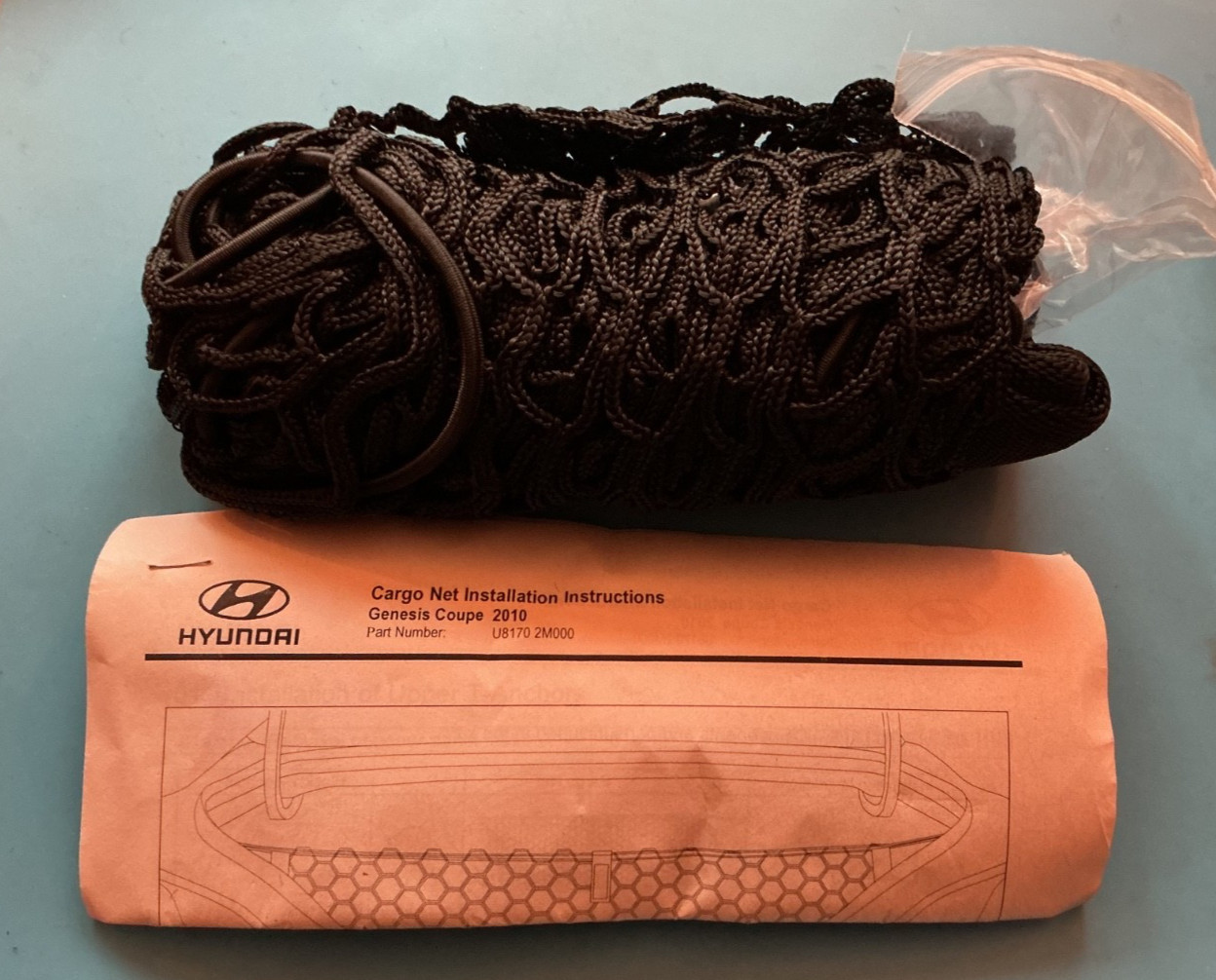 2008-2016 Hyundai Genesis Coupe Genuine Cargo Net U8170-2M000