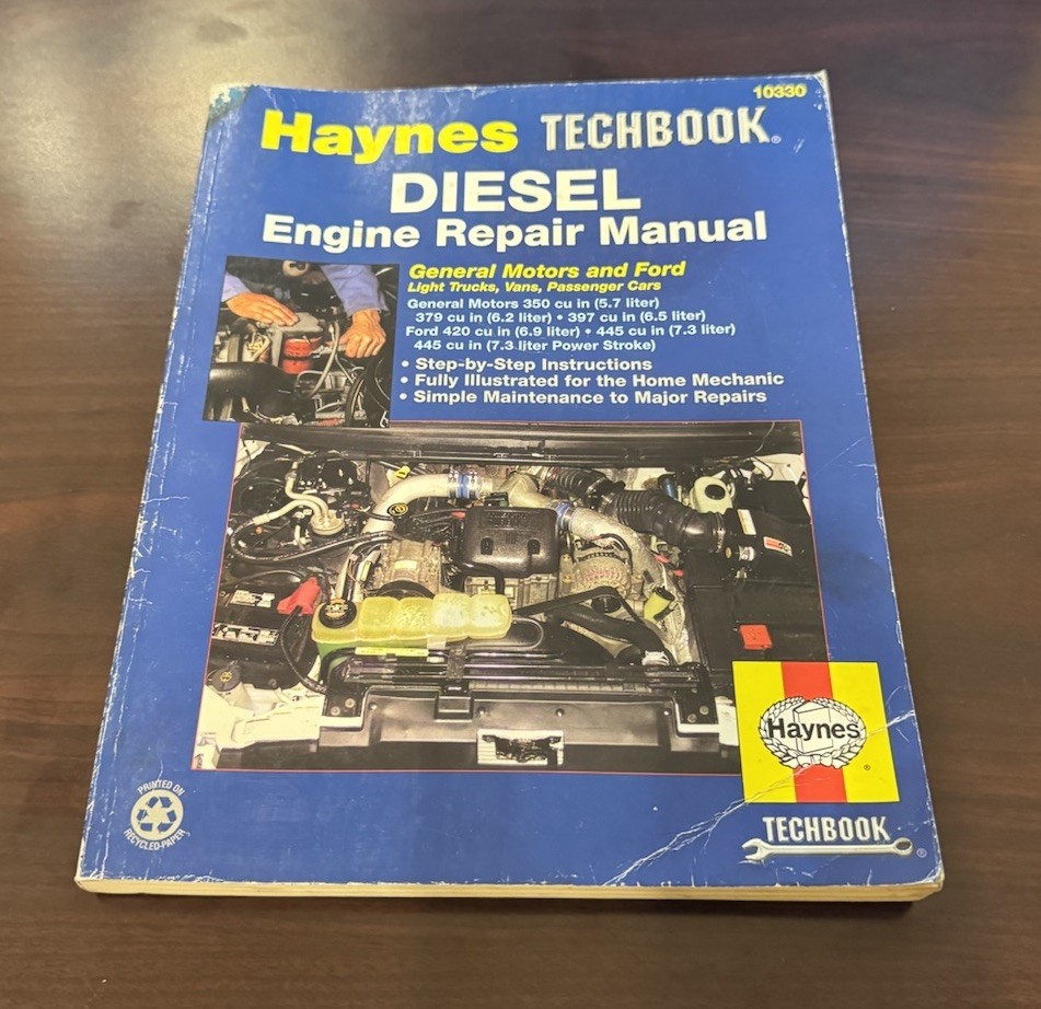 Haynes 10330 Diesel Engine Repair Manual GM Ford 5.7 6.2 6.5 6.9 7.3 Techbook