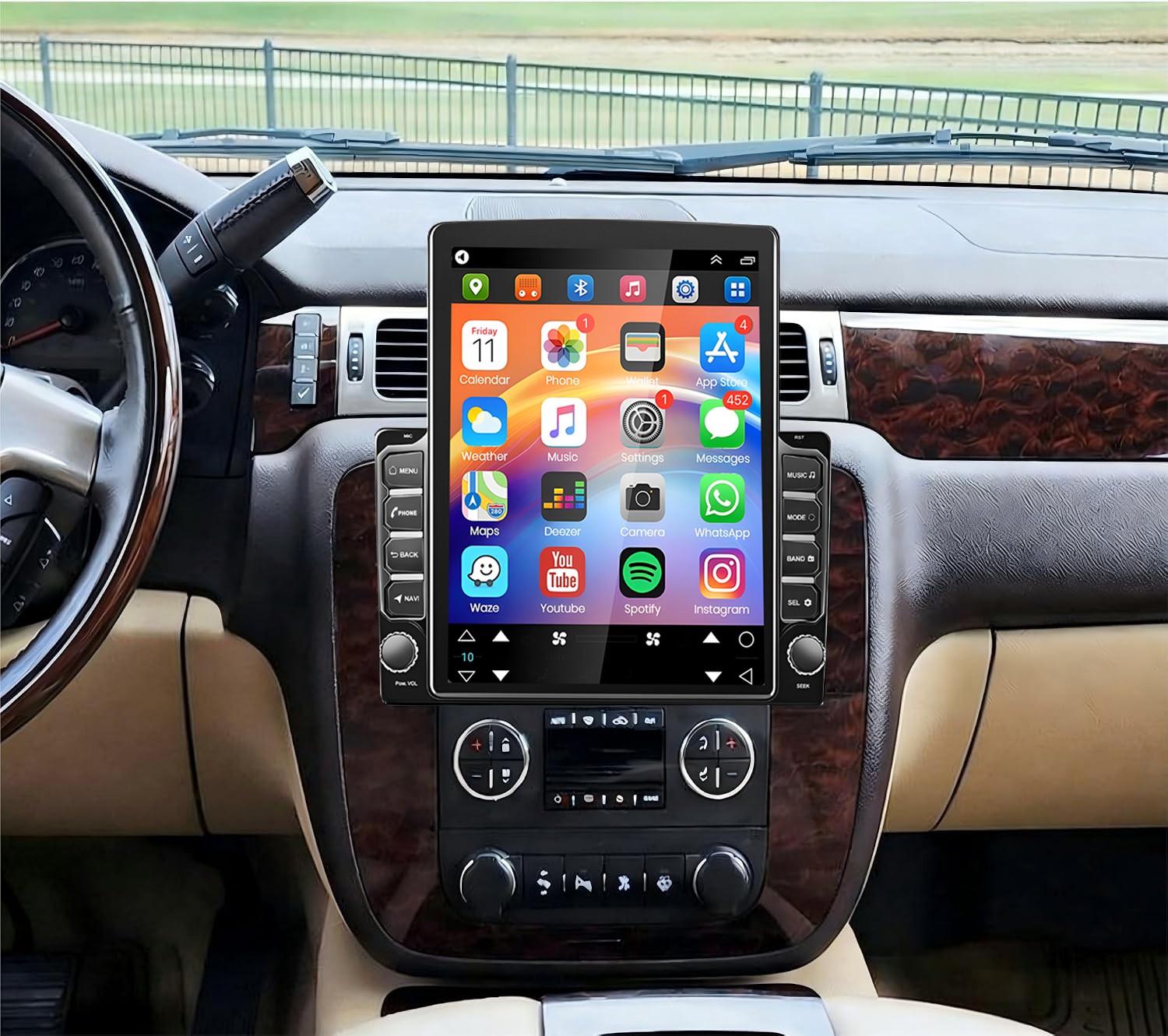 For GMC Yukon 2007-2015 Android 15 Apple Carplay Stereo Radio GPS Navi WIFI 64G For GMC Yukon 2007-2015 Android 15 Apple Carplay Stereo Radio GPS Navi WIFI 64G