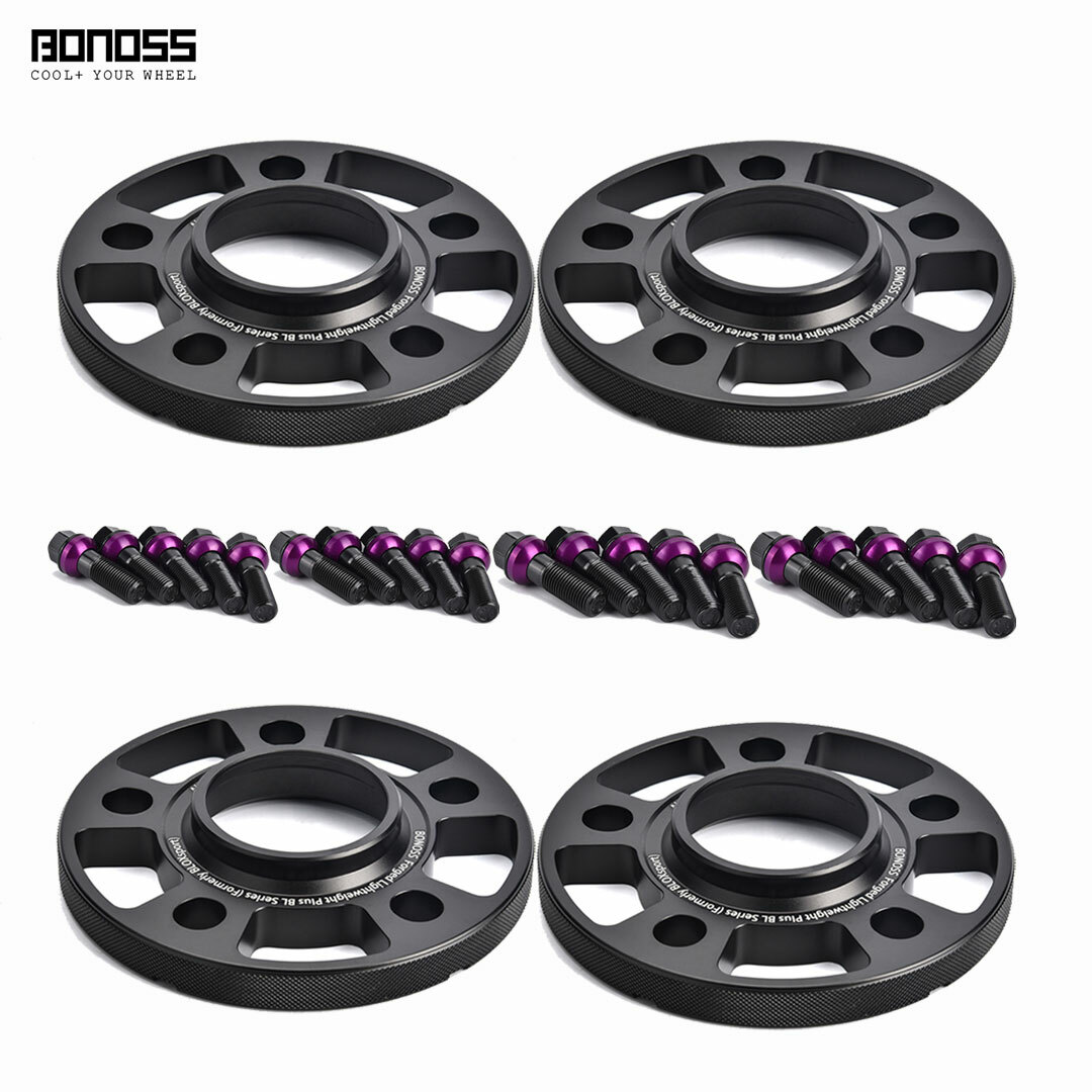 BONOSS 2Pc 12mm 2Pc 15mm Wheel Spacers 5x112 for Audi S3 RS3 Q3 VW Golf R Tiguan