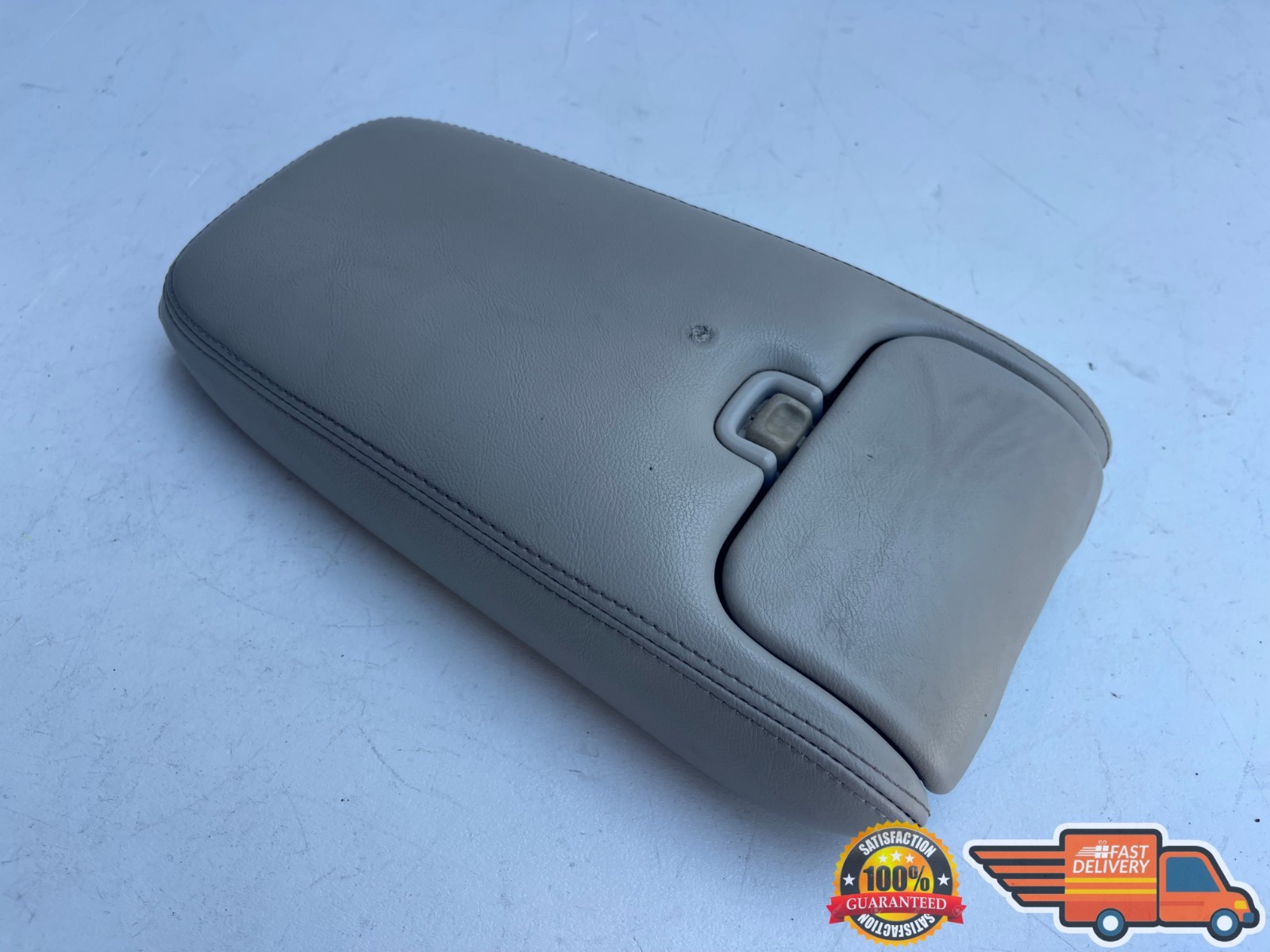 1995-2003 JAGUAR XJR XJ8 XJ6 XK8 VDP CONSOLE ARMREST CUP HOLDER TAN OEM 95-03