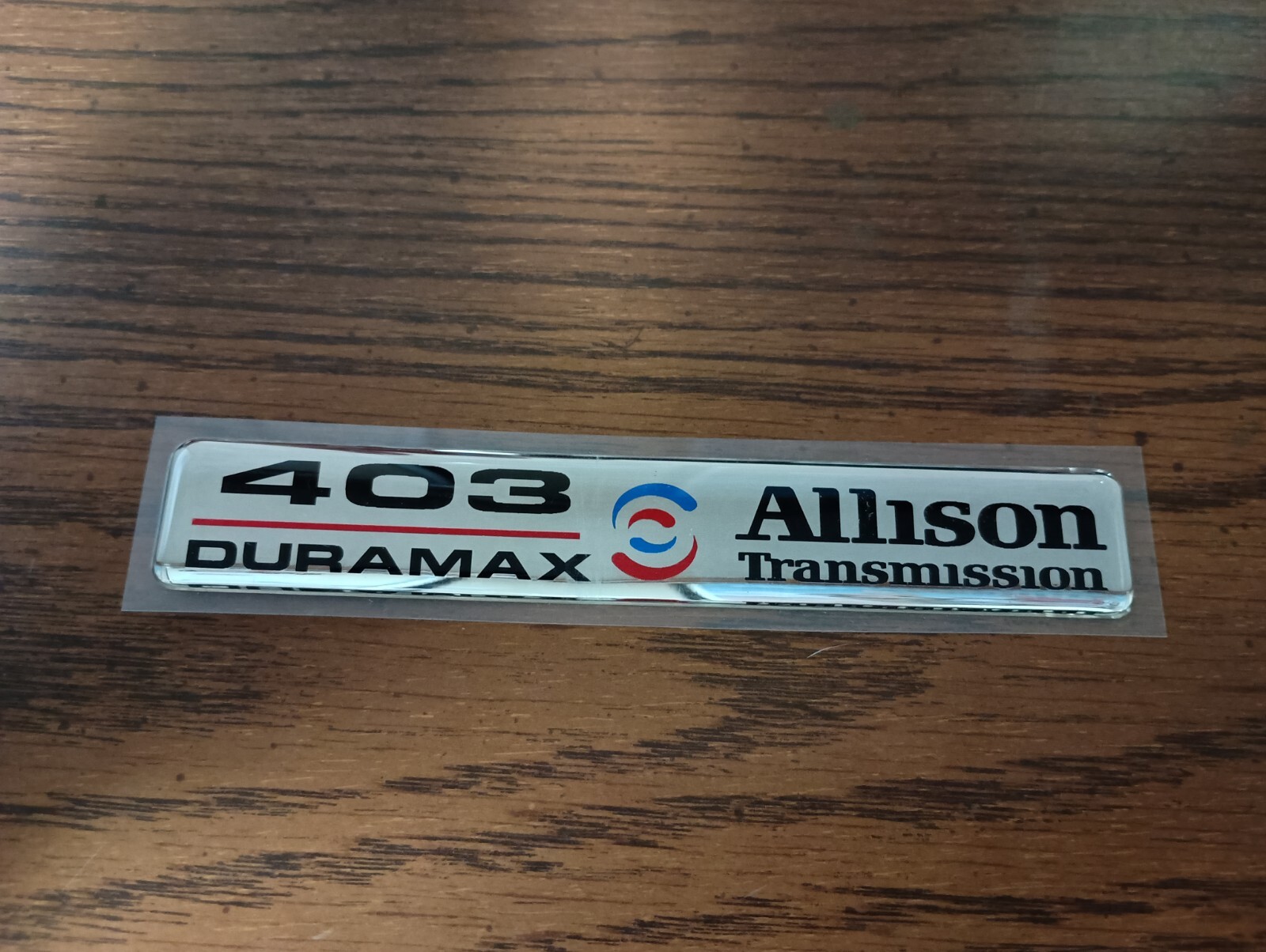 403 Duramax Allison Transmission 3D Stick On Emblem New