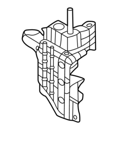 OEM Radiator Support Air Defl Actuator (ML3Z-17626-T) 21-25 F150  