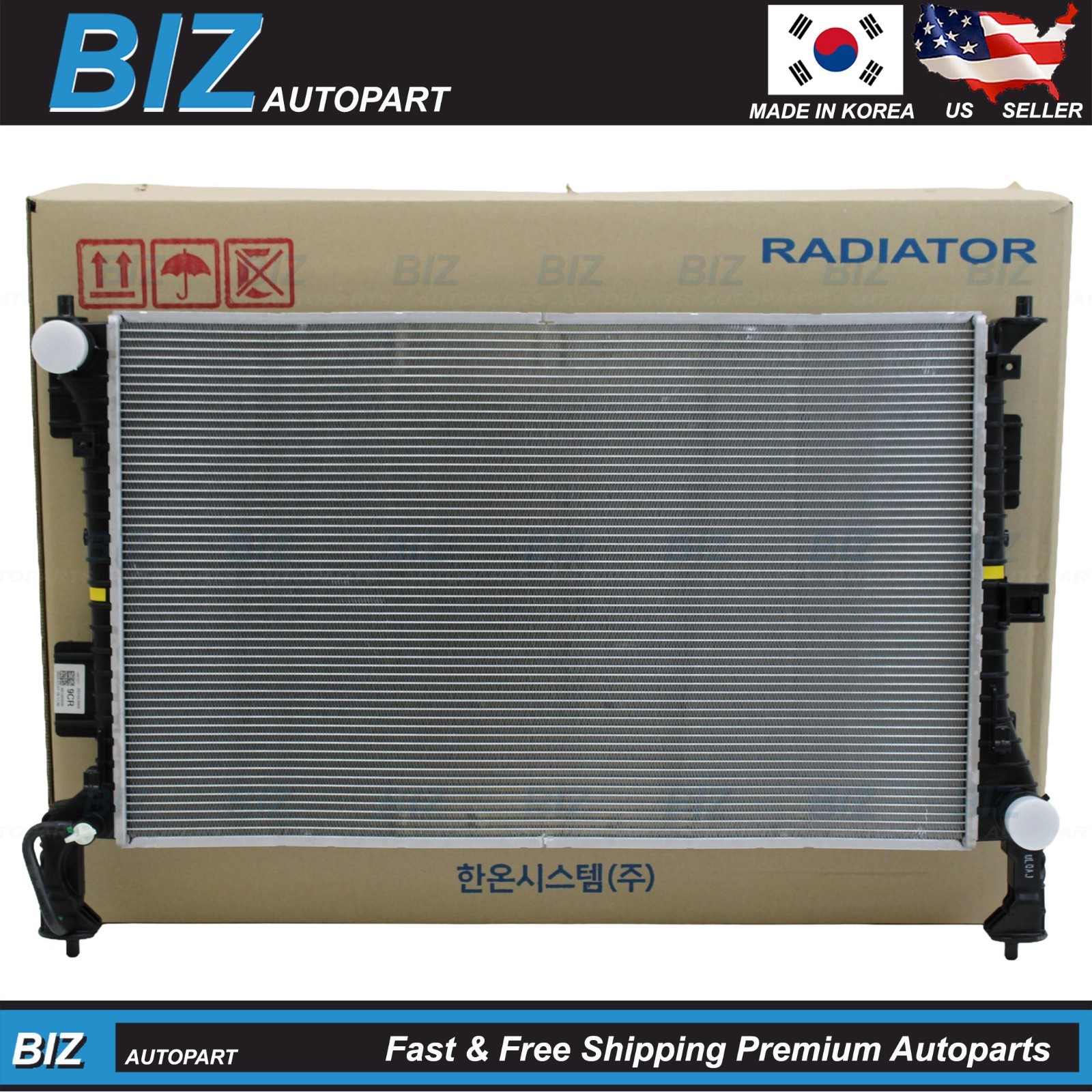 OEM Radiator for 19-25 Hyundai Sonata DN8 GDi Kia K5 DL3 2.0L HYBRID 25310-L5000