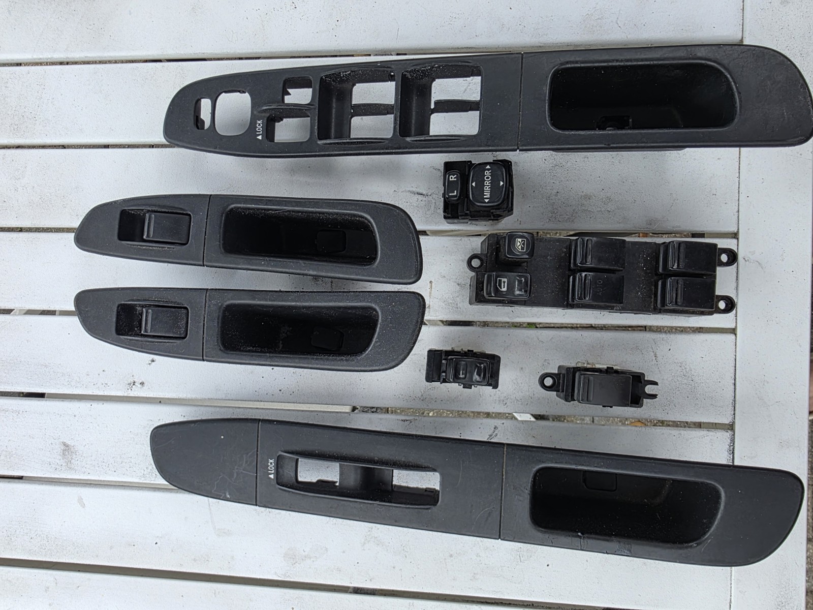2002-2004 Subaru WRX  Window Switch Trim And Switches Bundle K Factory OEM 02-04