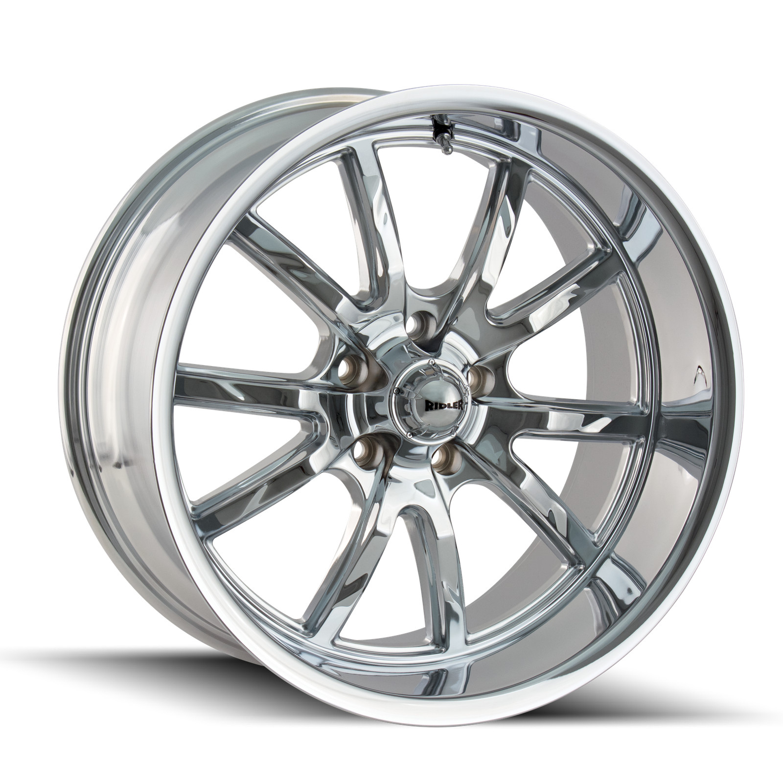 Ridler Wheels 650 18x8 +0 Chrome 5x114.3 5x4.5 (QTY 1) 650-8865C