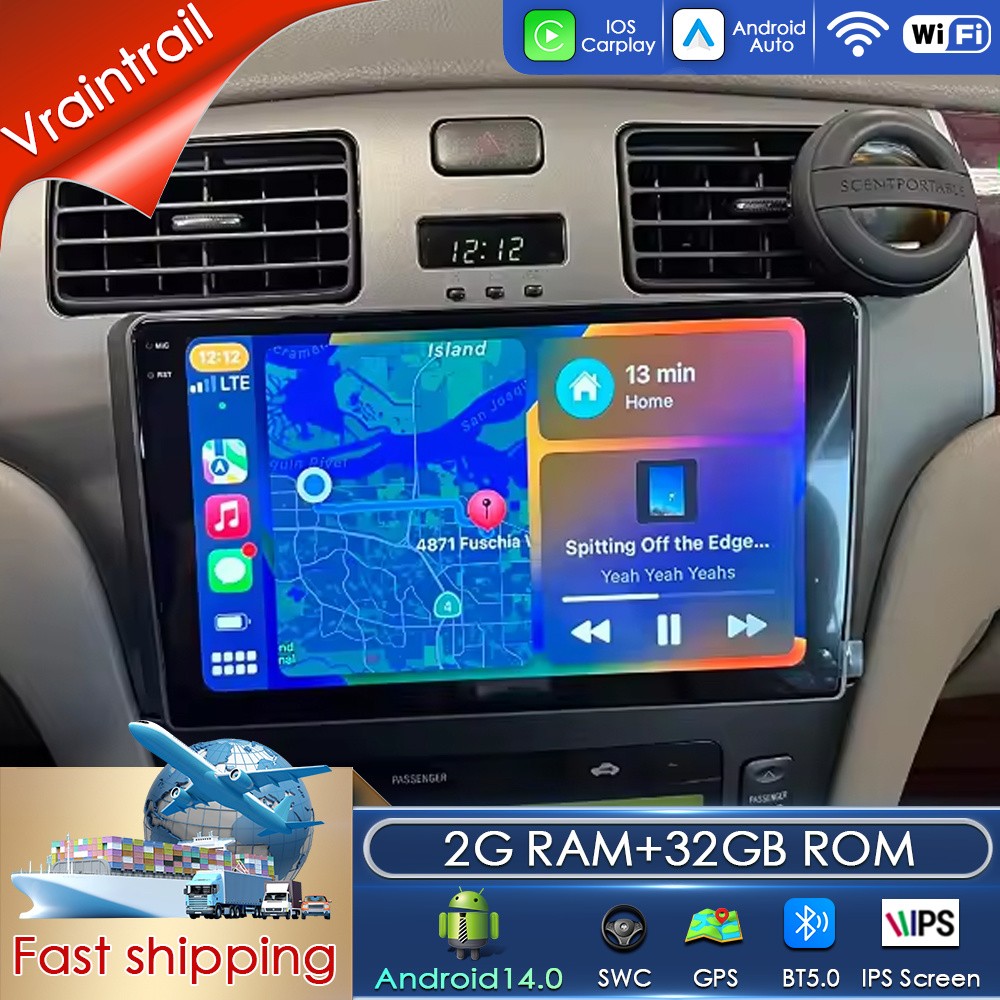 For Lexus ES300 ES330 XV30 2001-2006 Multimedia Players Video Autoradios Carplay