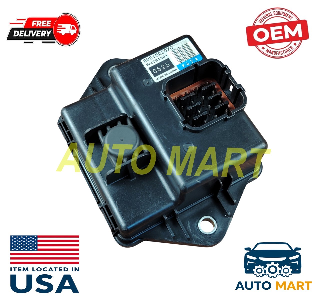 ISUZU NPRXD NPR NRR NQR TURBO CONTROL MODULE UNIT 5.2 8981628070 W4T91681