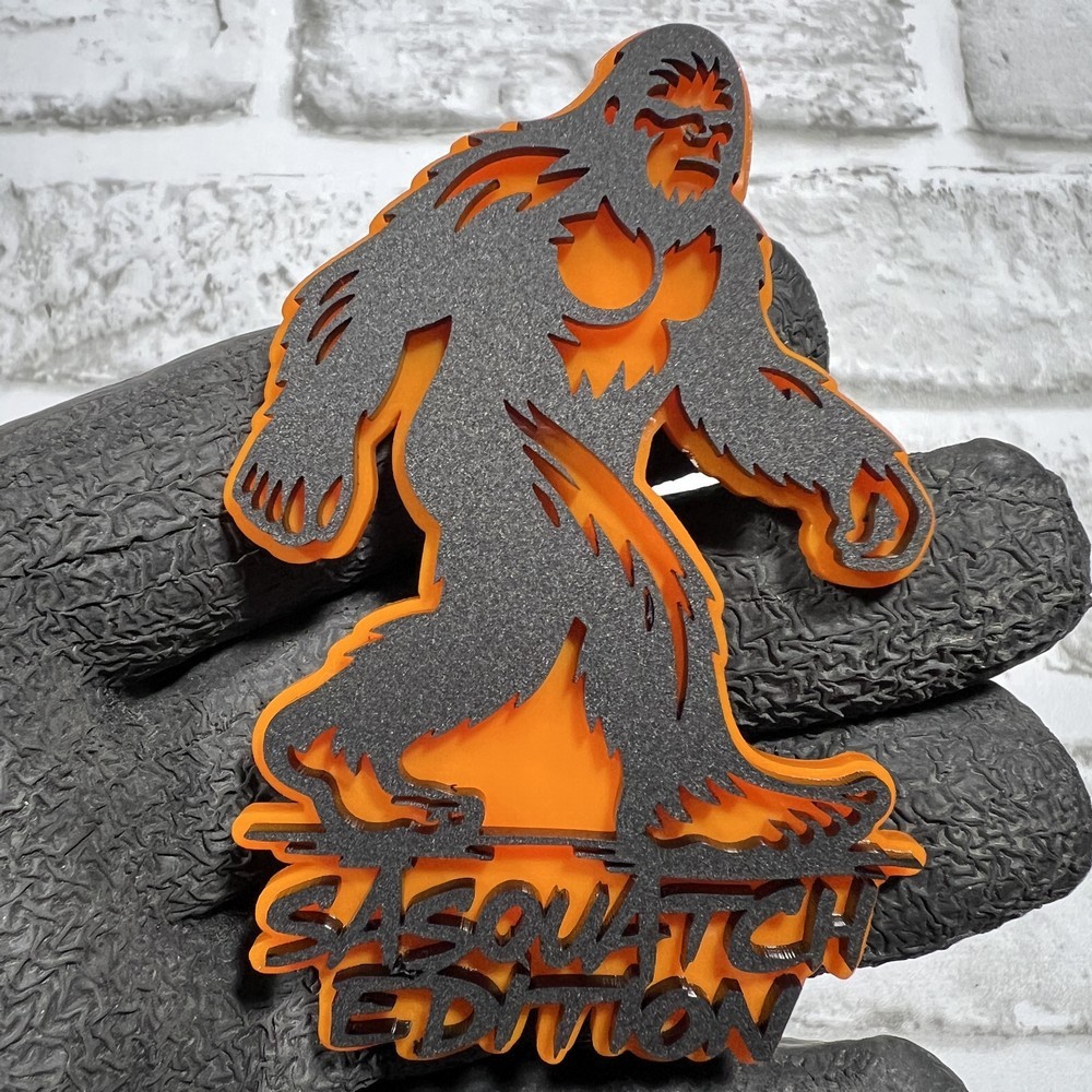 3D Acrylic Badge for Sasquatch Edition Emblem for SUV Truck Off Road Decal