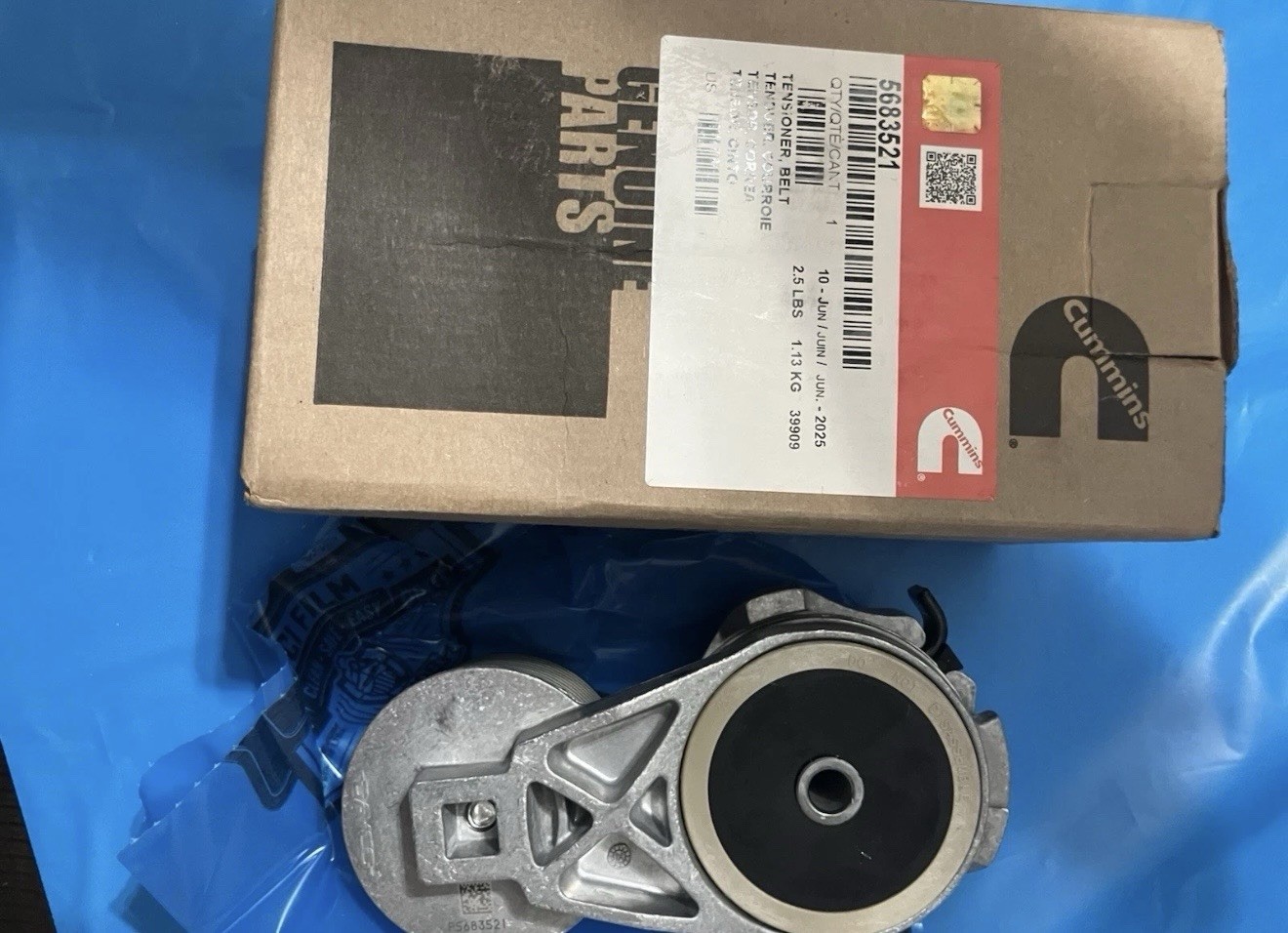 Genuine Cummins 5683521 New Belt Tensioner ( 3973819 OLD) Genuine Cummins 5683521 New Belt Tensioner ( 3973819 OLD)