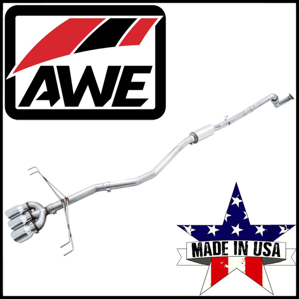 AWE Track Cat-Back Exhaust System fits 2017-21 Honda Civic Type R Hatchback 2.0L