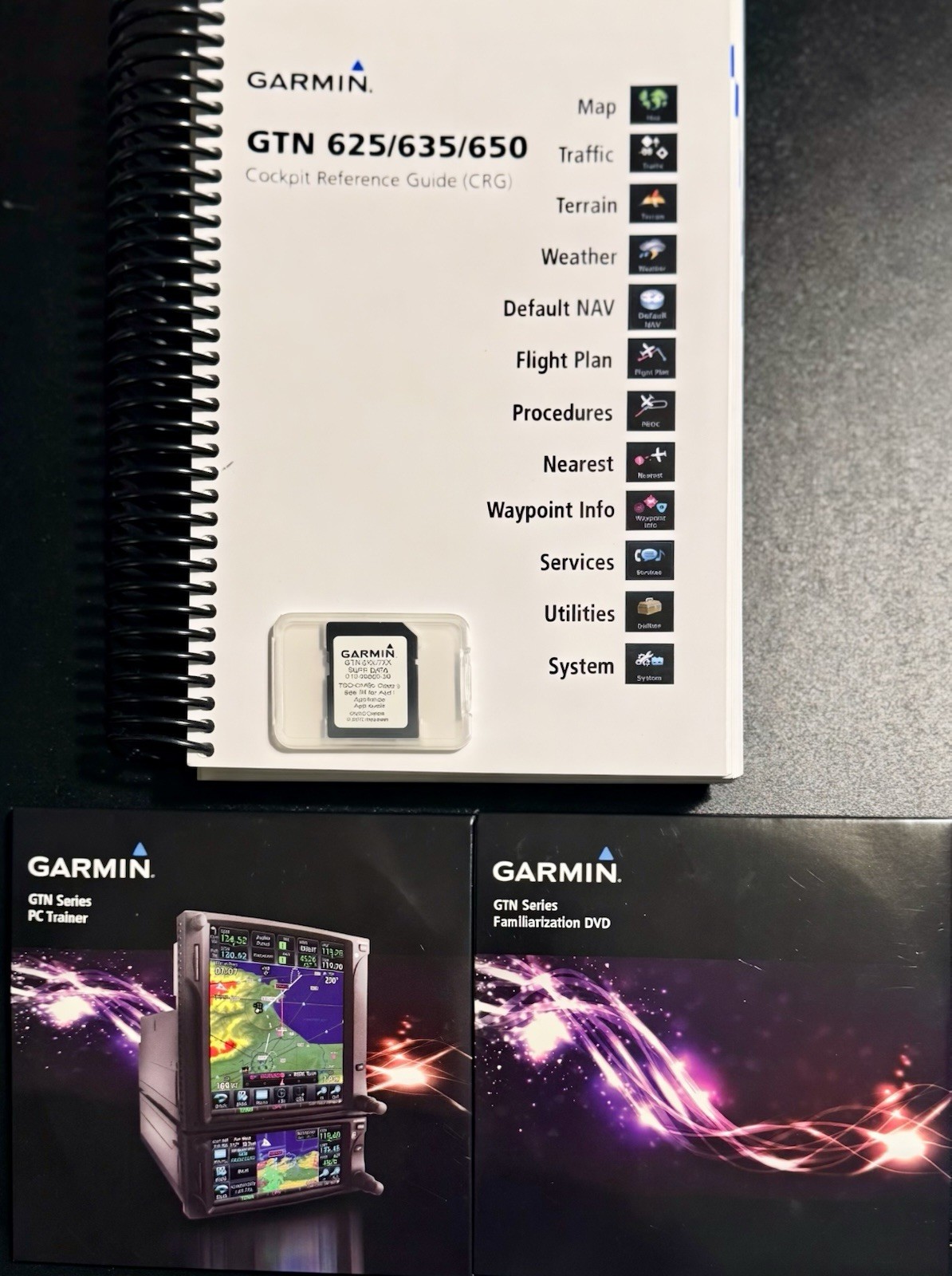 Garmin GTN Series Pilot Training & Reference Kit (Includes SD Card 010-00900-00)