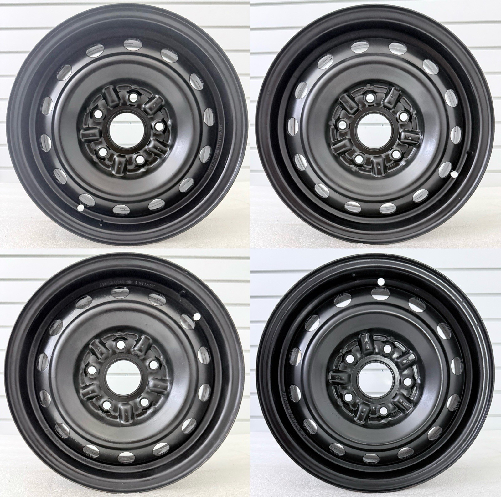 1992-2000 TOYOTA CAMRY FACTORY OEM 14 HOLE 14X5.5 BLACK STEEL WHEELS RIMS 69293