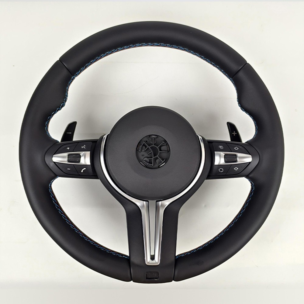 Car Leather Steering Wheel Modify For BMW E87 E82 E81 E90 E91 E92 E84 E70 E71
