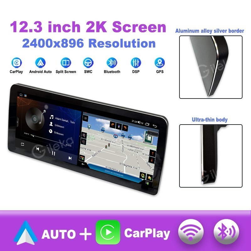 Well‑Built 12.3'' 2K Touch 4+64G Carplay Radio For Nissan Altima 2019‑2025
