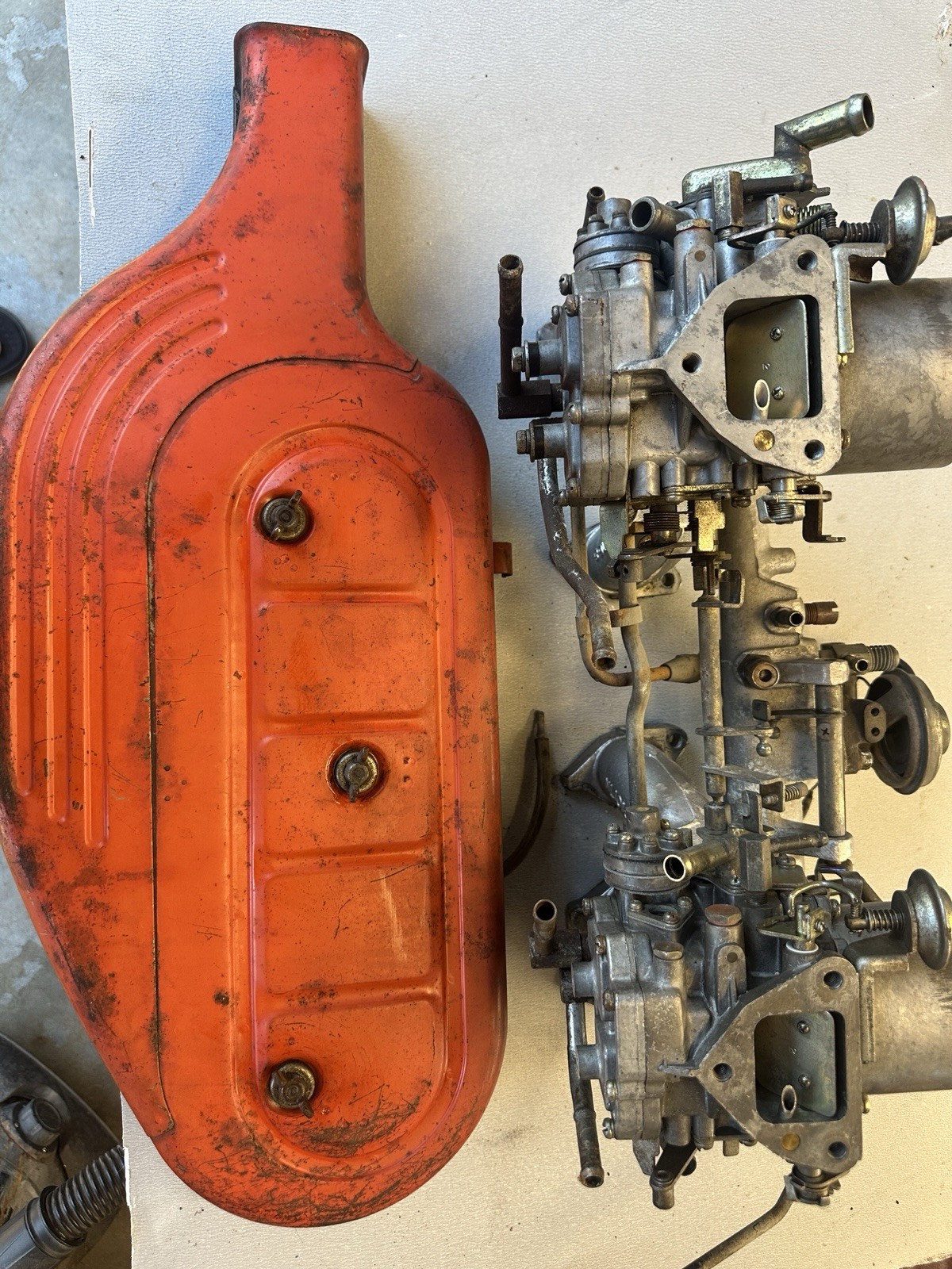 Datsun 260 Z Dual Carburetors Rebuilt ￼