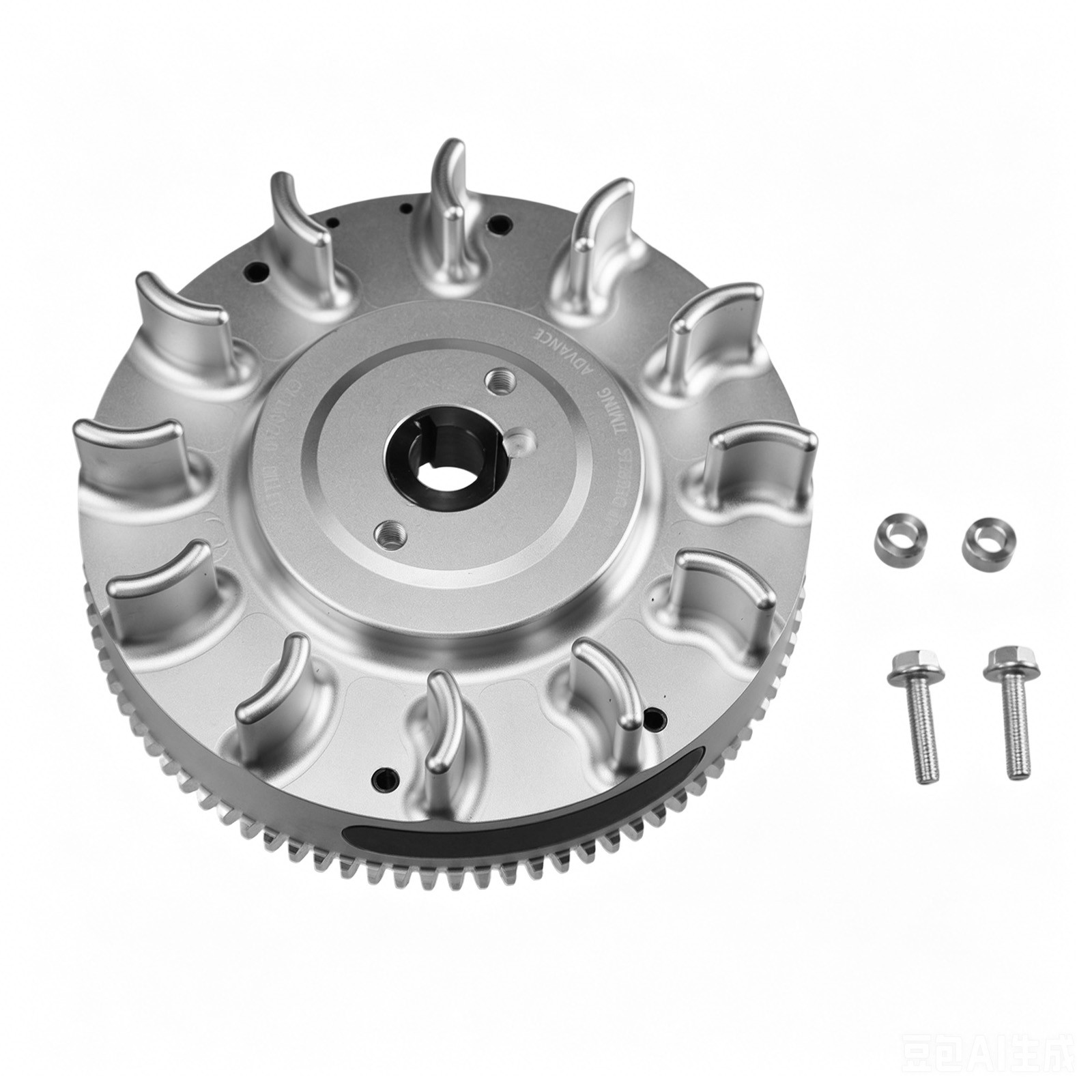 Electric Start Billet Flywheel For Honda GX160 GX200 Predator 212cc 24-38 Degree