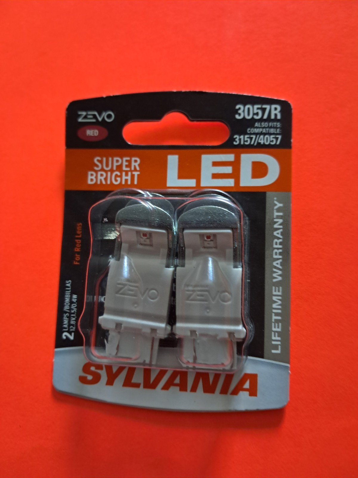 NEW - Sylvania ZEVO LED Super Bright 3057R - N