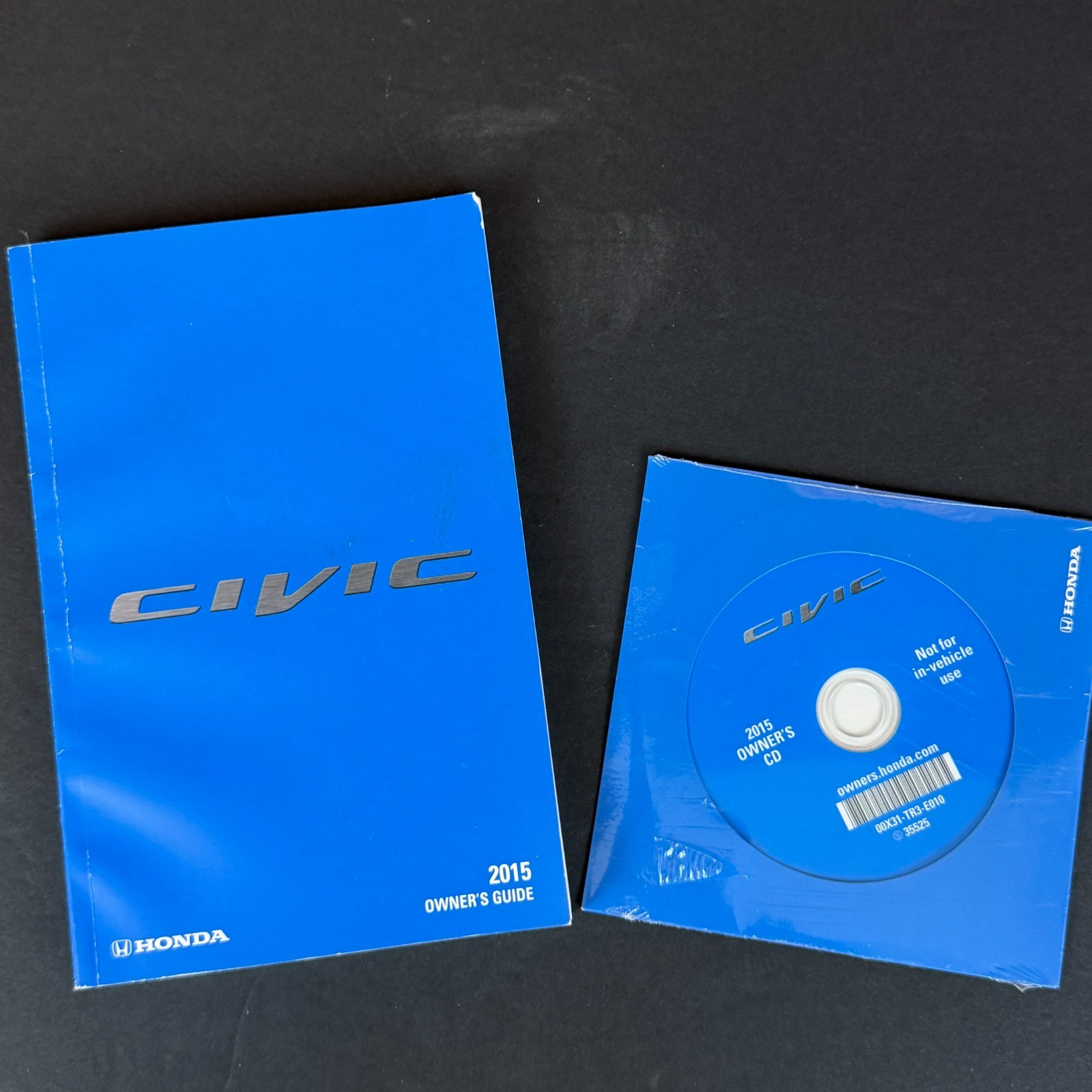 2015 Honda Civic Sedan Owner Owner\'s Manual User Guide Set