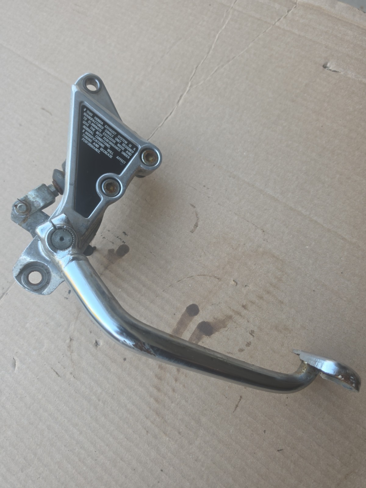 1981 Honda CB900C CB900 CB 900 Rear Brake Pedal Lever Assembly