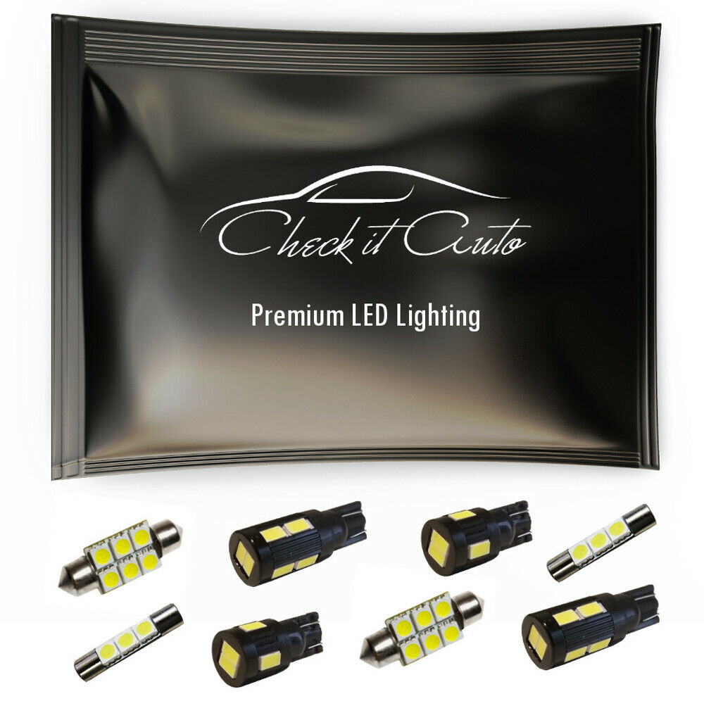 LED Light Kit for 2003-2012 Honda Accord Sedan Interior Reverse Package 10pc