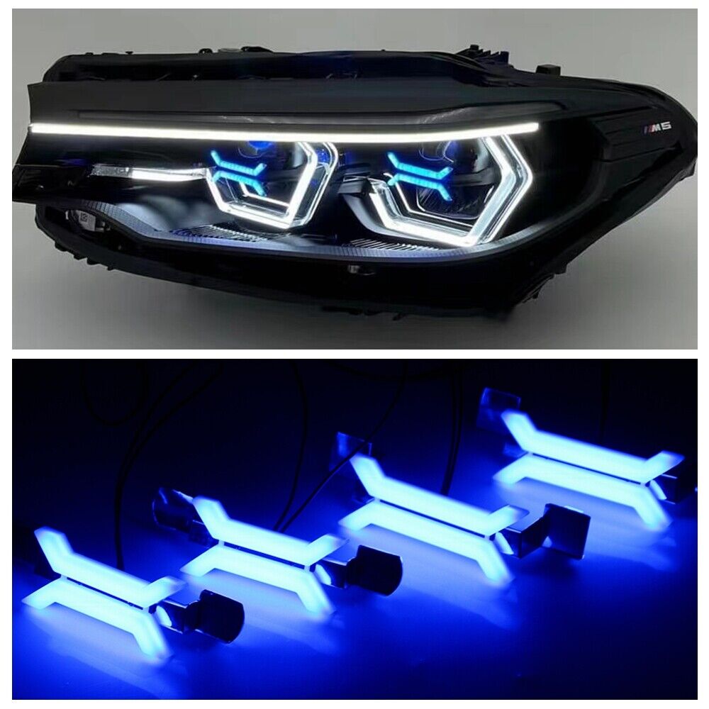 4Pcs LED X Concept Angel Eyes 3528SMD For BMW F30/F31/F80/F81/M3 Headlights DRL