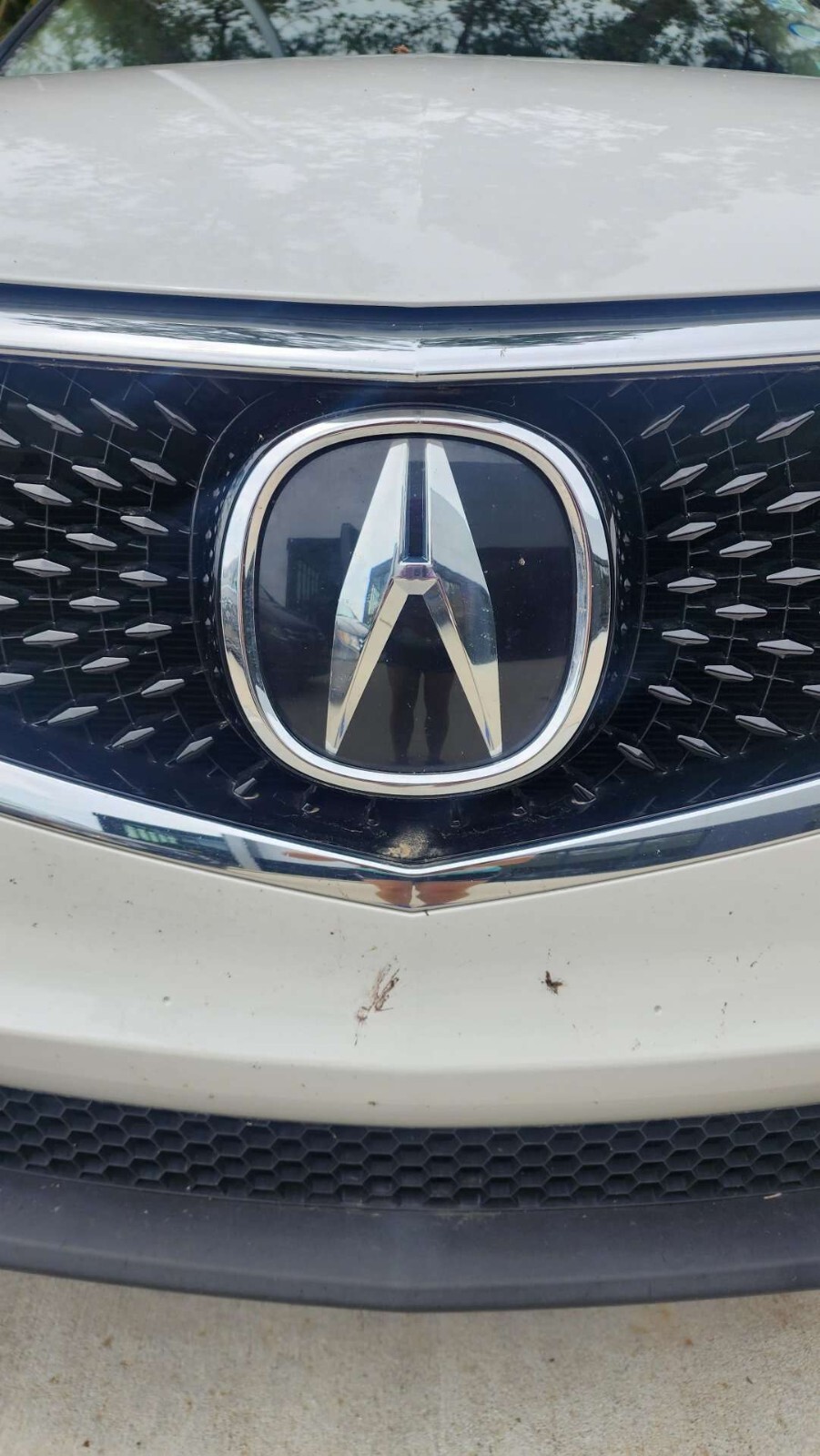 For 2019-2022 MDX Front Emblem Insert Decal Vinyl Dark Smoke For 2019-2022 MDX Front Emblem Insert Decal Vinyl Dark Smoke