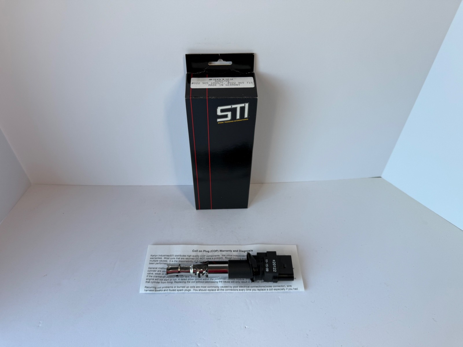 Bremi 20122 Premium Ignition Coil VW Audi 2.0T FSI TFSI 022905100S NEW