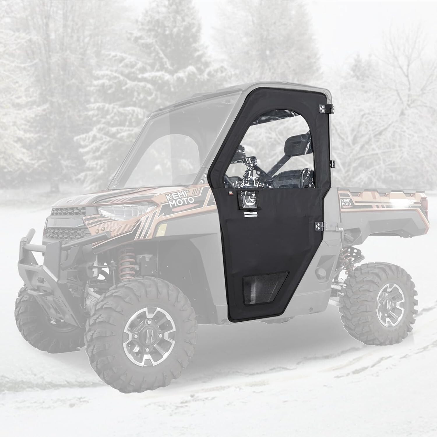 Soft Cab Enclosure Doors W/ Steel Frame for Polaris Ranger 1000/ XP 1000 2020-27