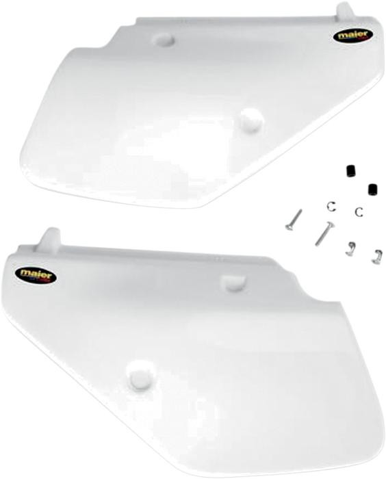 Maier Side Panels White #213261 fits Suzuki DR350SE/DR350S/DR250S/DR250SE