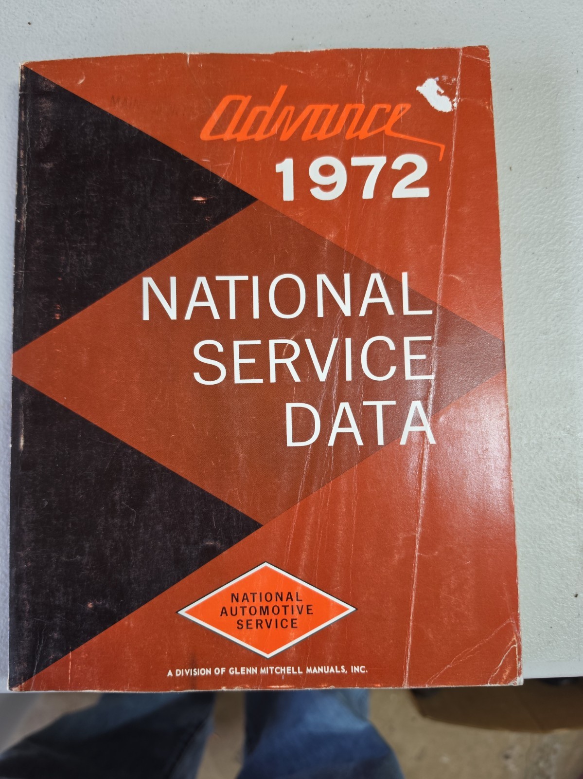 National Automotive Service Data, Advance 1972 Manual National Automotive Service Data, Advance 1972 Manual