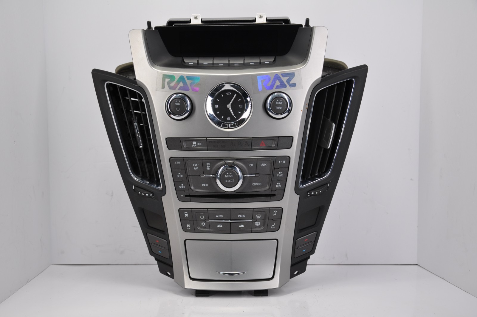 🚘✅  09-13 CADILLAC CTS Radio Climate Control Panel Bezel Dash Trim 22748628 OEM