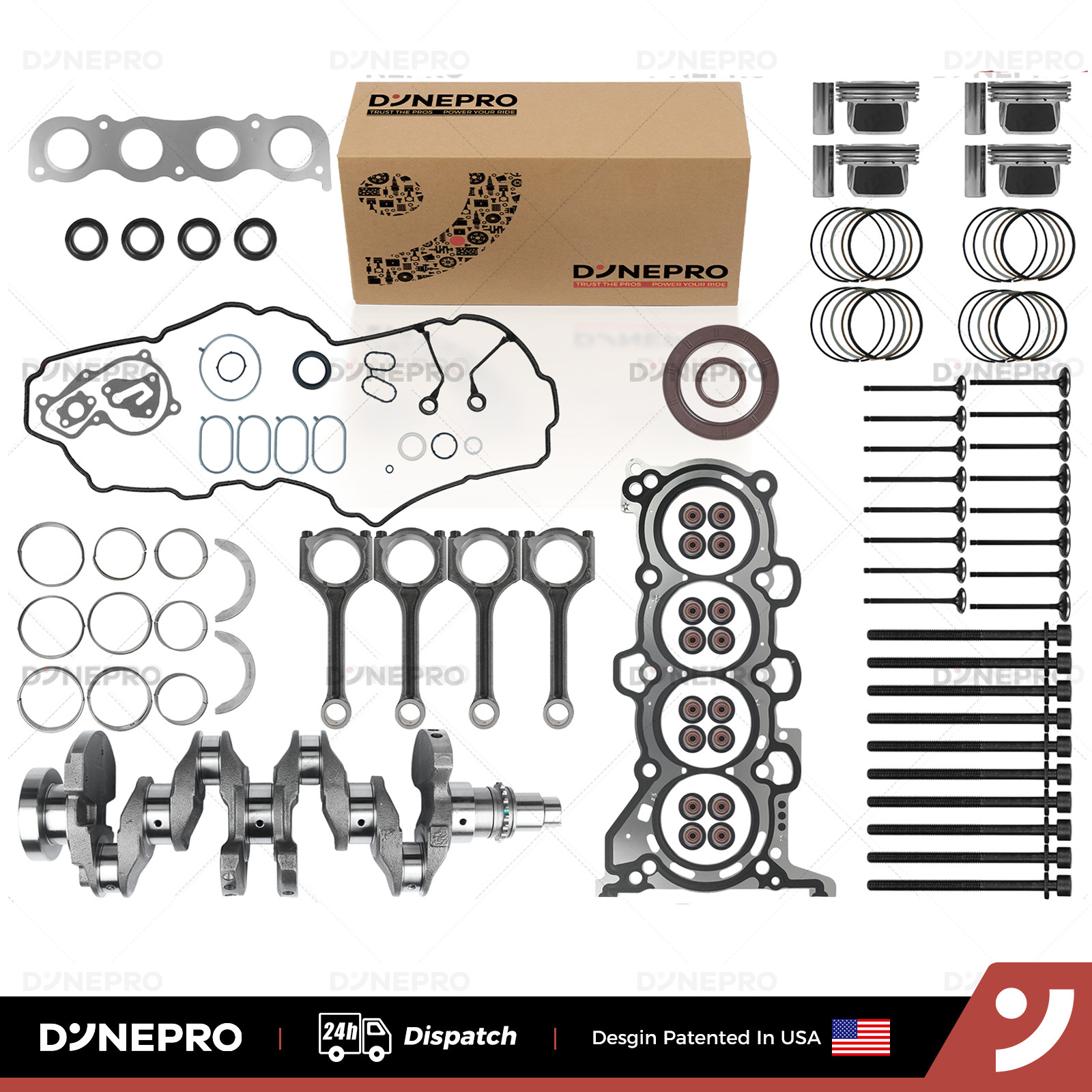 G4NA G4NC 2.0L Engine Rebuild Kit For 2014-2015 Hyundai Elantra 2.0L Kia Soul