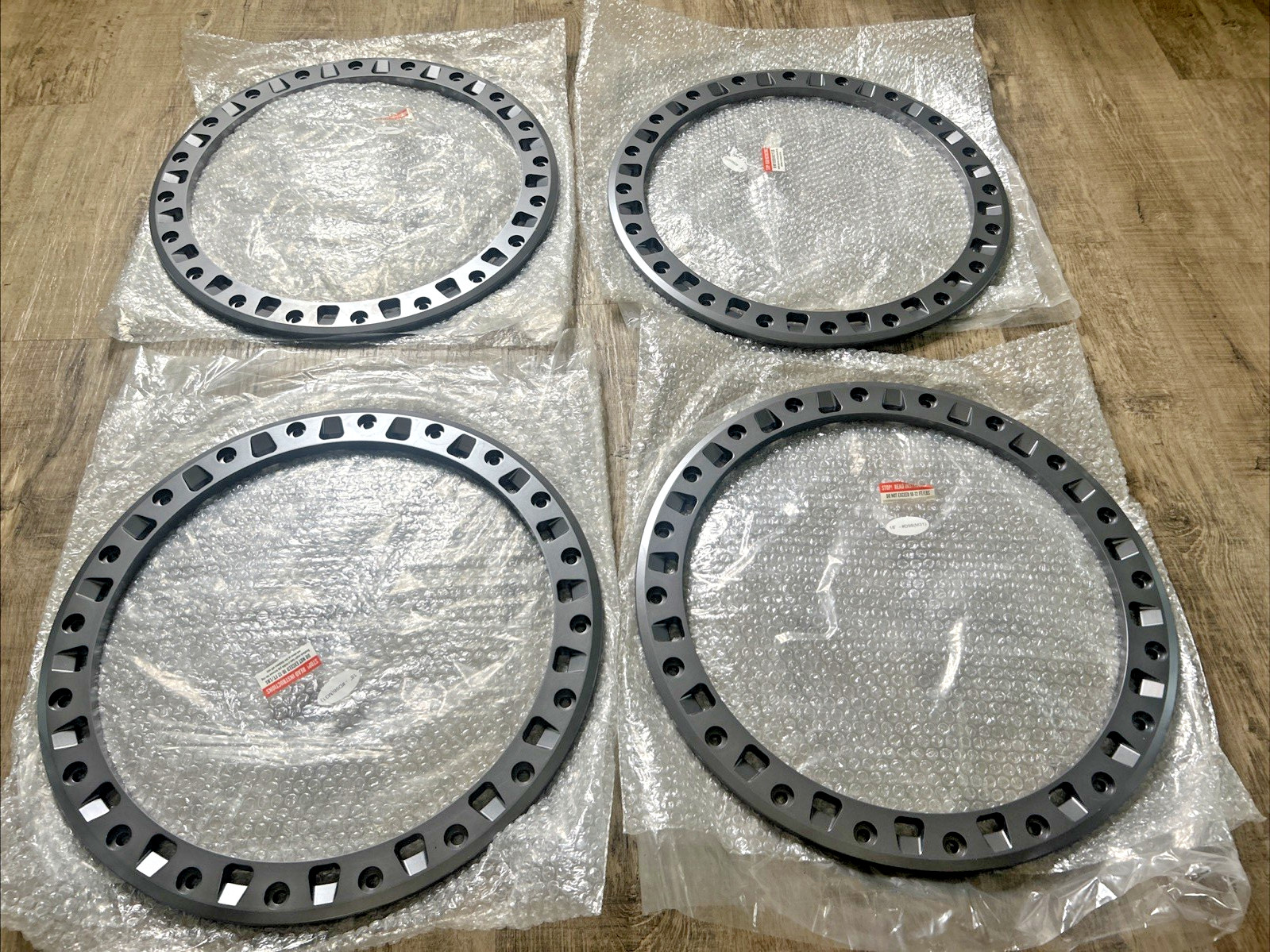 MSA Lok2 M31 Beadlock  Rings Gray UTV/ATV Wheels 18\