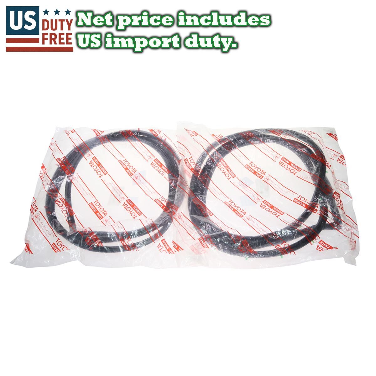 Fit 72-78 Toyota Hilux Pickup RN20 RN25 Utility Door Weatherstrip Rubber Seal LR