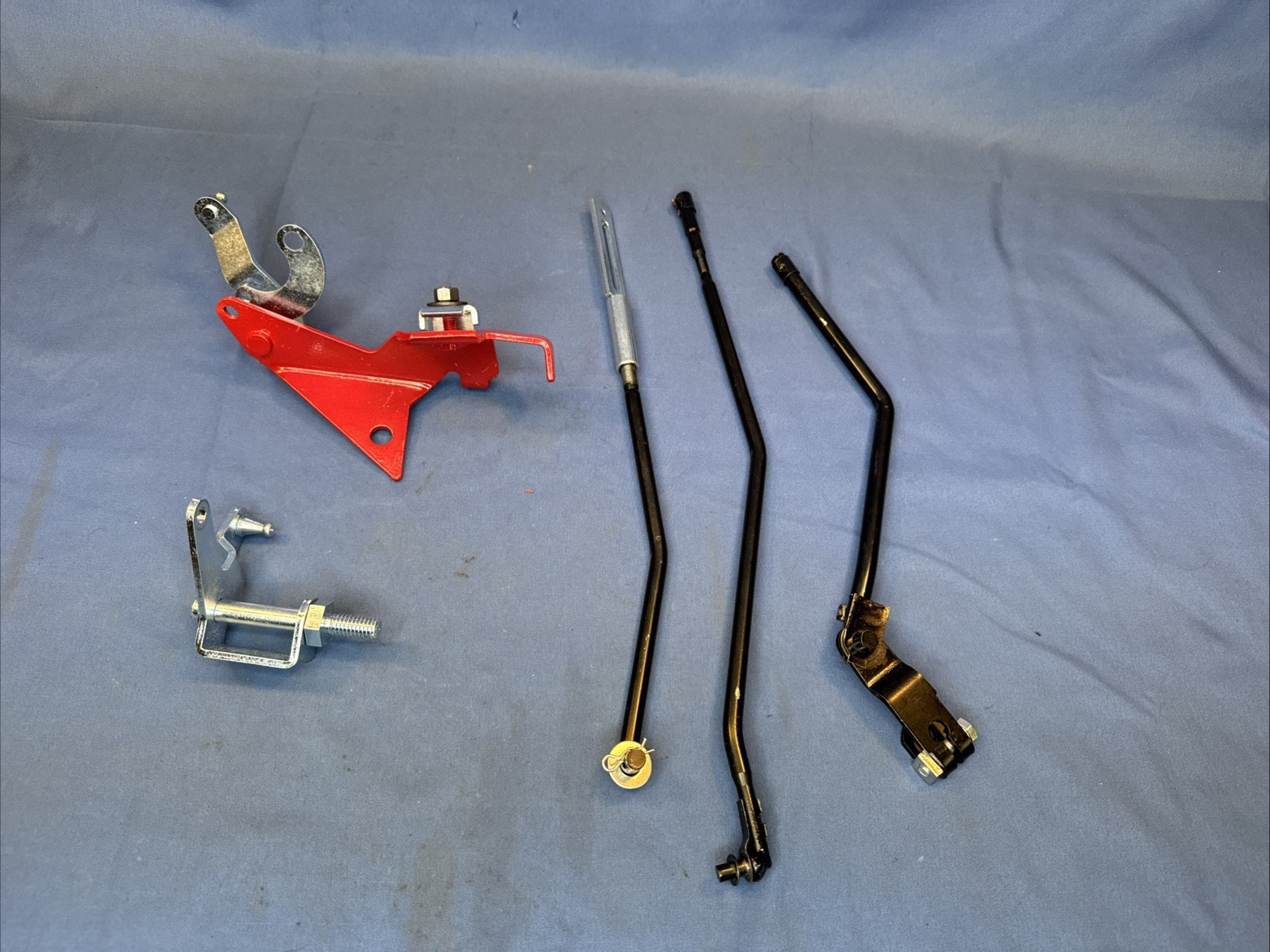1966 -70 Mopar Reproduction 440 4 BBL Transmission Kickdown Linkage Kit 3 Piece 1966 -70 Mopar Reproduction 440 4 BBL Transmission Kickdown Linkage Kit 3 Piece