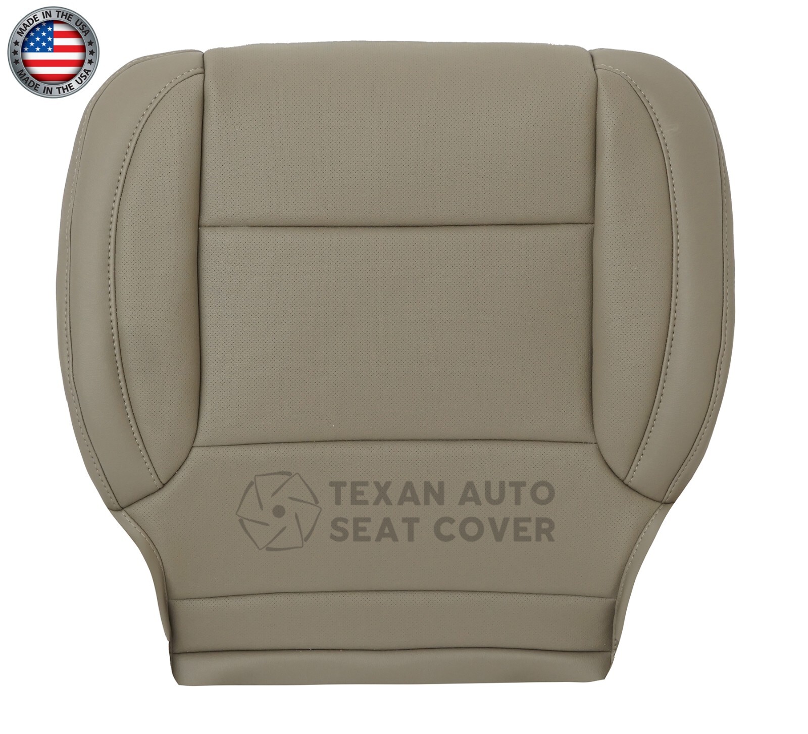 2014 - 2019 GMC Sierra Yukon XL Tan Leather Perforated Replacement Seat Cover