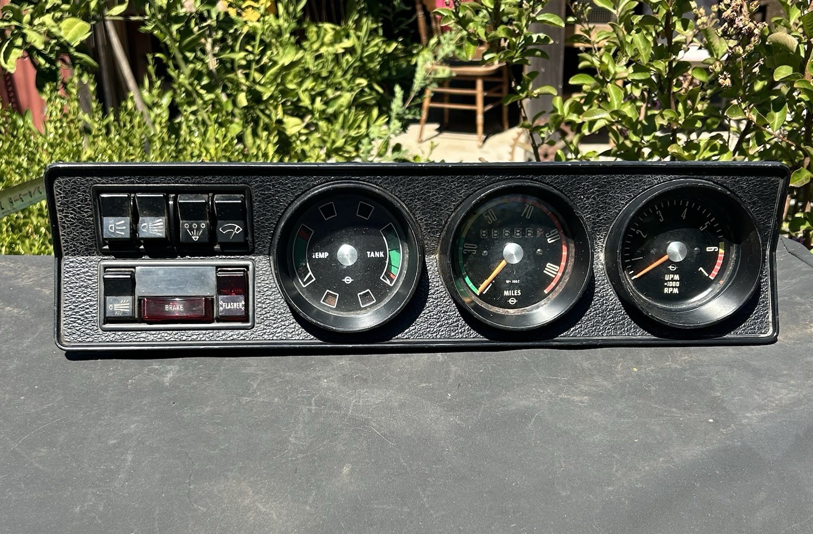 OPEL GT Instrument Speedometer DASHBOARD CLUSTER PANEL 1969 1970 1971 1972 1973