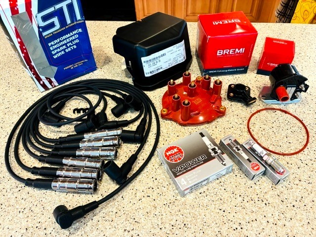 MERCEDES BENZ 190E 260E 300E 300CE 300SE IGNITION TUNE UP KIT CAP ROTOR WIRE
