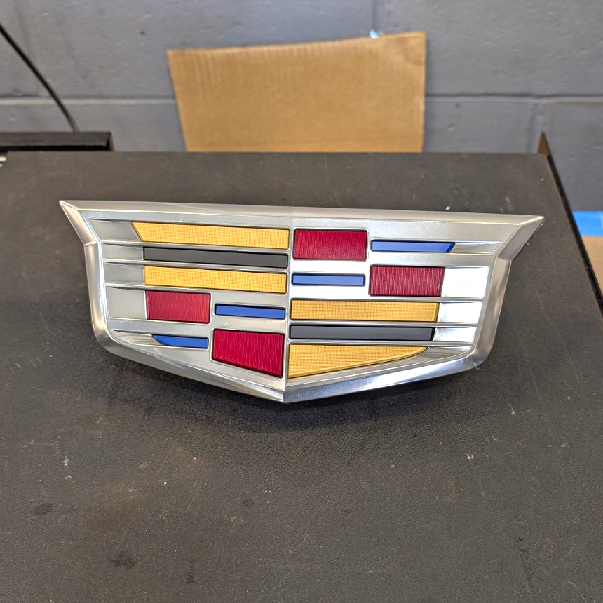 Open Box 2026 Cadillac Escalade Illuminated Front Grill Emblem Genuine GM Open Box 2026 Cadillac Escalade Illuminated Front Grill Emblem Genuine GM