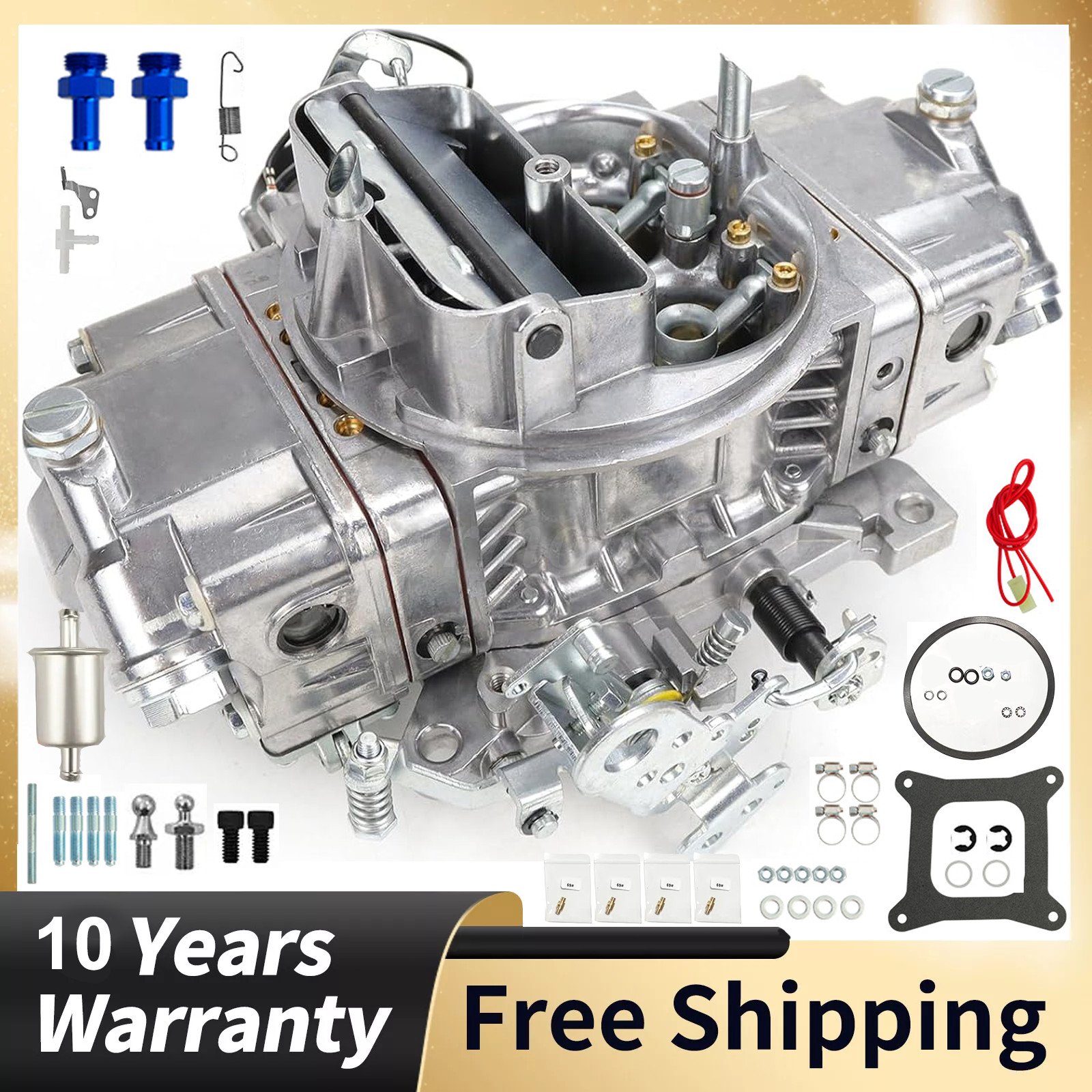 BR-67255 650 CFM 4 Barrel Double Pumper Carburetor for Brawler Electric Choke US BR-67255 650 CFM 4 Barrel Double Pumper Carburetor for Brawler Electric Choke US