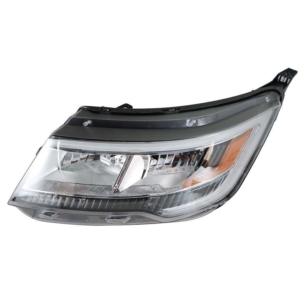 Left Side LED DRL Headlight Fit For 2016-2018 Ford Explorer Limited/XLT/Platinum