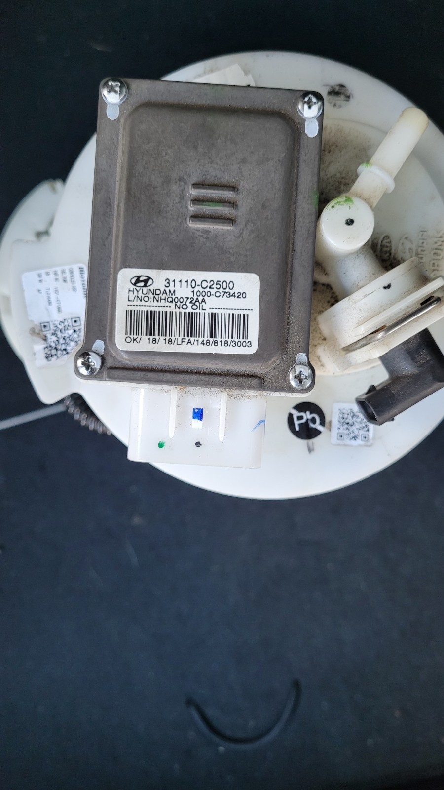 15-19 HYUNDAI SONATA KIA OPTIMA FUEL PUMP OEM 31110-C2500