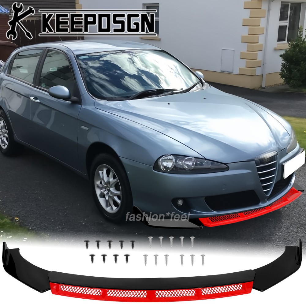 For Alfa Romeo 147 gta Front Bumper Lip Splitter Spoiler Body Kit Parts Tuning