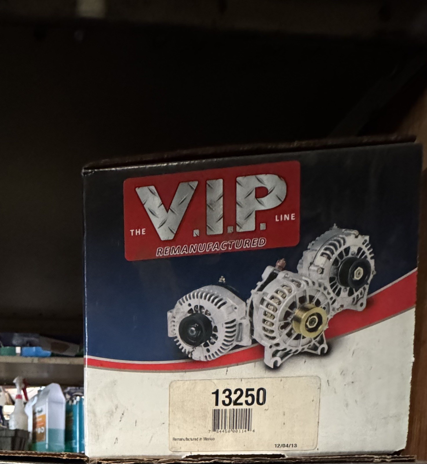 VIP Line Remanufactured Alternator 13250