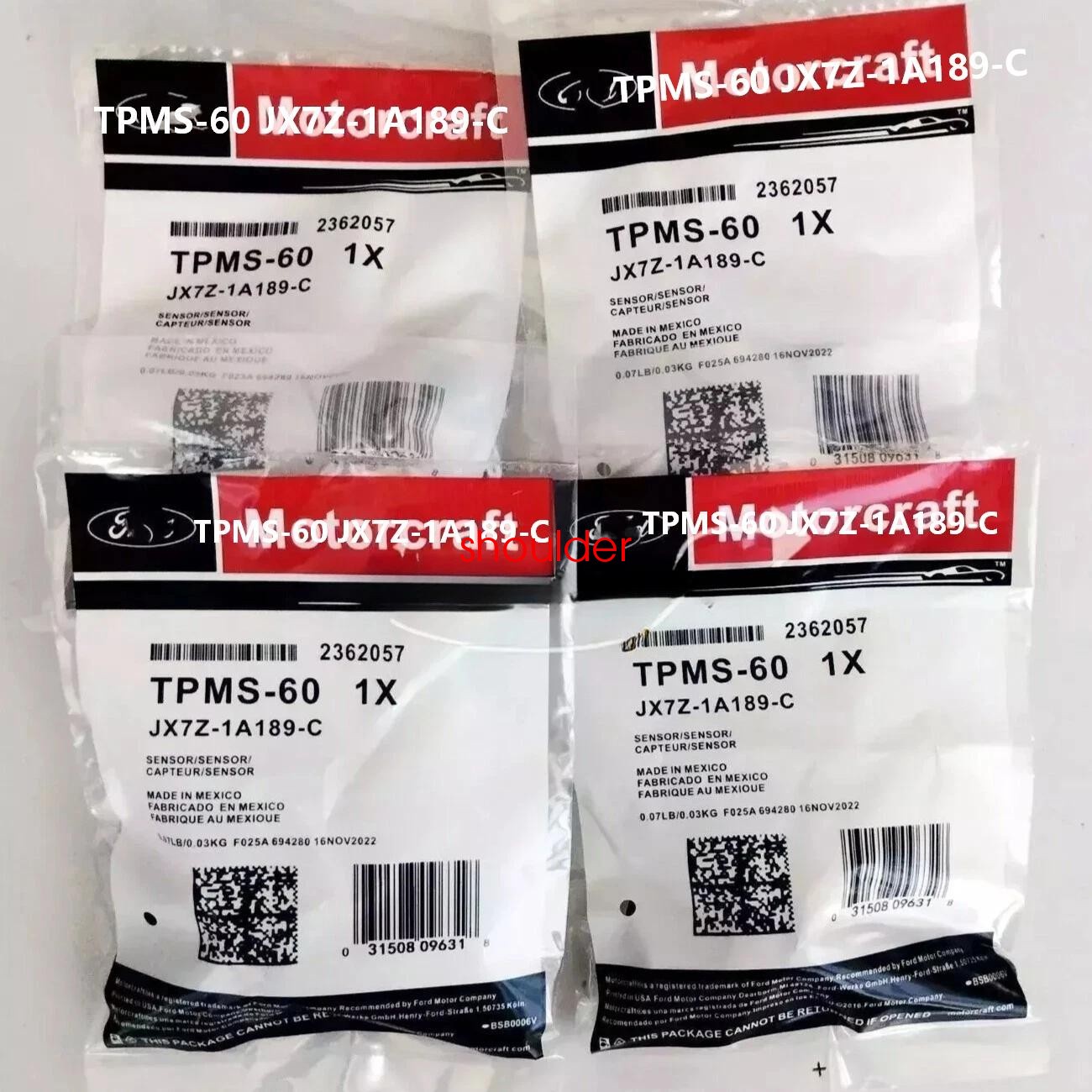 4Pcs TPMS JX7Z-1A189-C Tire Pressure Sensor for Ford Escape Explorer 2020-2021