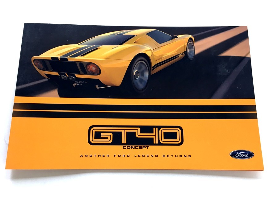 Ford GT GT40 Original Car Sales Brochure Folder - 2002 2003 2004 2005 2006 Ford GT GT40 Original Car Sales Brochure Folder - 2002 2003 2004 2005 2006