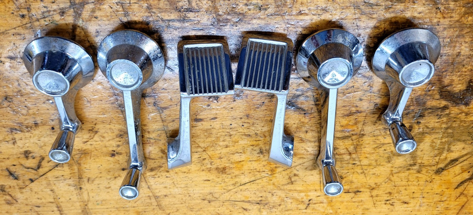 63 64 Galaxie Front Door Window Cranks